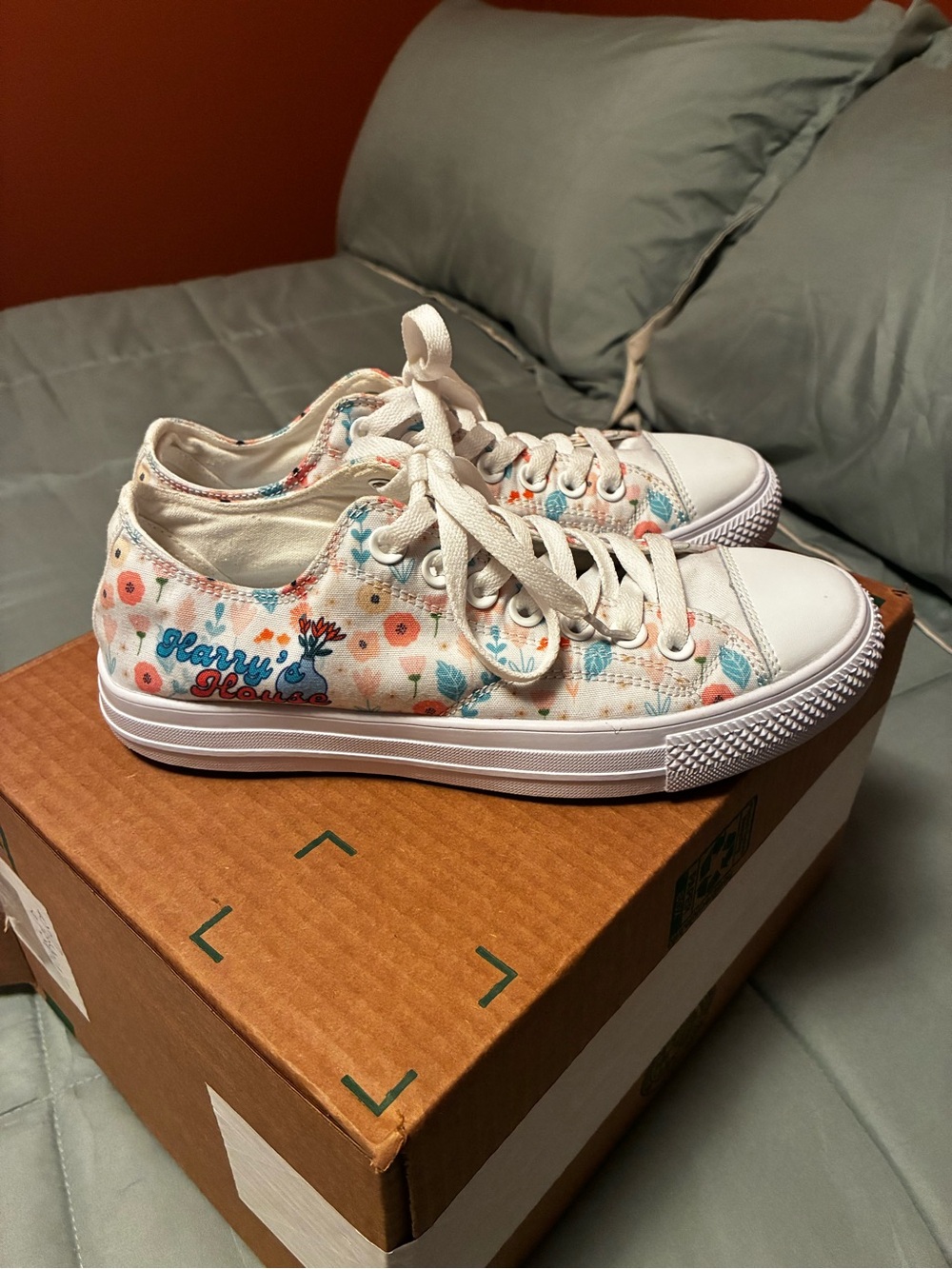 Floral &  Harry’s House Design Sneakers